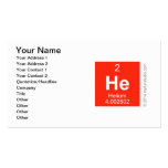 He  Business Cards