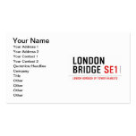 LONDON BRIDGE  Business Cards