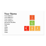I
 Lv
 Rsp  Business Cards