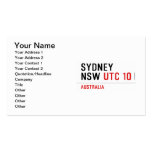 Sydney NSW  Business Cards