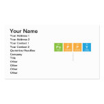 Poppy
   Business Cards