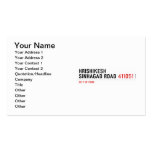 HrishiKesh Sinhagad Road  Business Cards