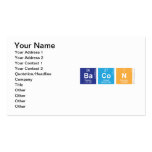 BaCoN  Business Cards