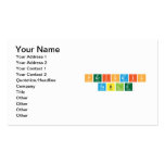 Periodic
 Table  Business Cards
