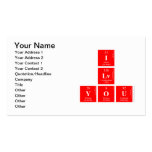 I
 Lv
 you  Business Cards