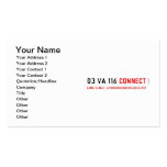 03 VA 116  Business Cards