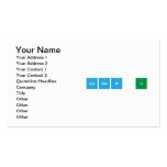 screw u  Business Cards