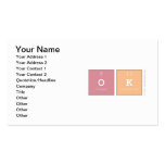 ok  Business Cards