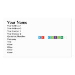 Mr Dinkles!  Business Cards