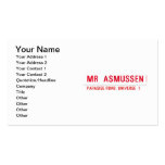 MR   Business Cards