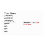  Dombie Street  Business Cards