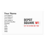 Depot Square  Business Cards