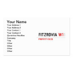 Fitzrovia  Business Cards