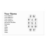 Who
 WHat
 When
 Where
 How  Business Cards
