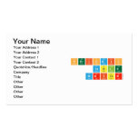Periodic
 Table
 Writer  Business Cards