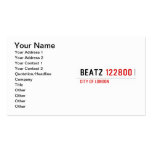 Beatz  Business Cards