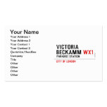 Victoria  Beckamm  Business Cards