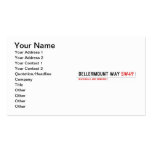 Dellermount way  Business Cards