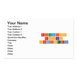 Rithvich
 Rocks
 Chemistry  Business Cards