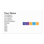 
 balistic  Business Cards