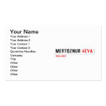 mertöznur  Business Cards