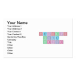 Periodic
 Table
 Writer  Business Cards