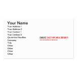 ZAKAZ  Business Cards