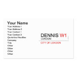 DENNIS  Business Cards