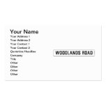 Woodlands Road  Business Cards