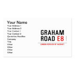 graham road  Business Cards