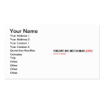 Köszöntjük Mótvánban  Business Cards