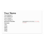 The Hammer And Sickle   Business Cards