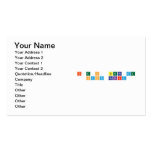 i.e.s. Sierra de 
 Santa barbara  Business Cards
