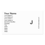 J  Business Cards