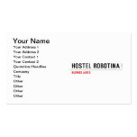 Hostel Robotina  Business Cards