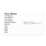 DoNNA M JONES  She DiD It Street  Business Cards