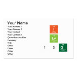 I
 Lv
 13g  Business Cards