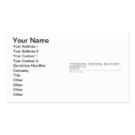 ITUMELENG MOKOENA MASULUKE  Street  Business Cards