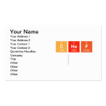 Chef
   Business Cards