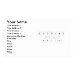 Periodic
 Table
 Writer  Business Cards