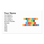 Periodic
 Table
 Writer
 Chemistry  Business Cards