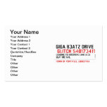 Giga B3atz Drive   Business Cards