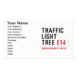 traffic light tree  Business Cards