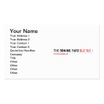 The rowing yard  Business Cards