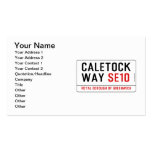 CALETOCK  WAY  Business Cards