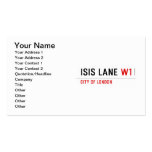 Isis Lane  Business Cards