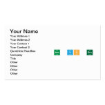 am vs pm  Business Cards