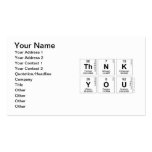 Thnk
 You  Business Cards