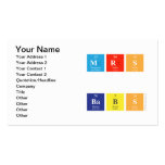 MRS
 
 BABS  Business Cards