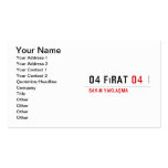 04 fırat  Business Cards